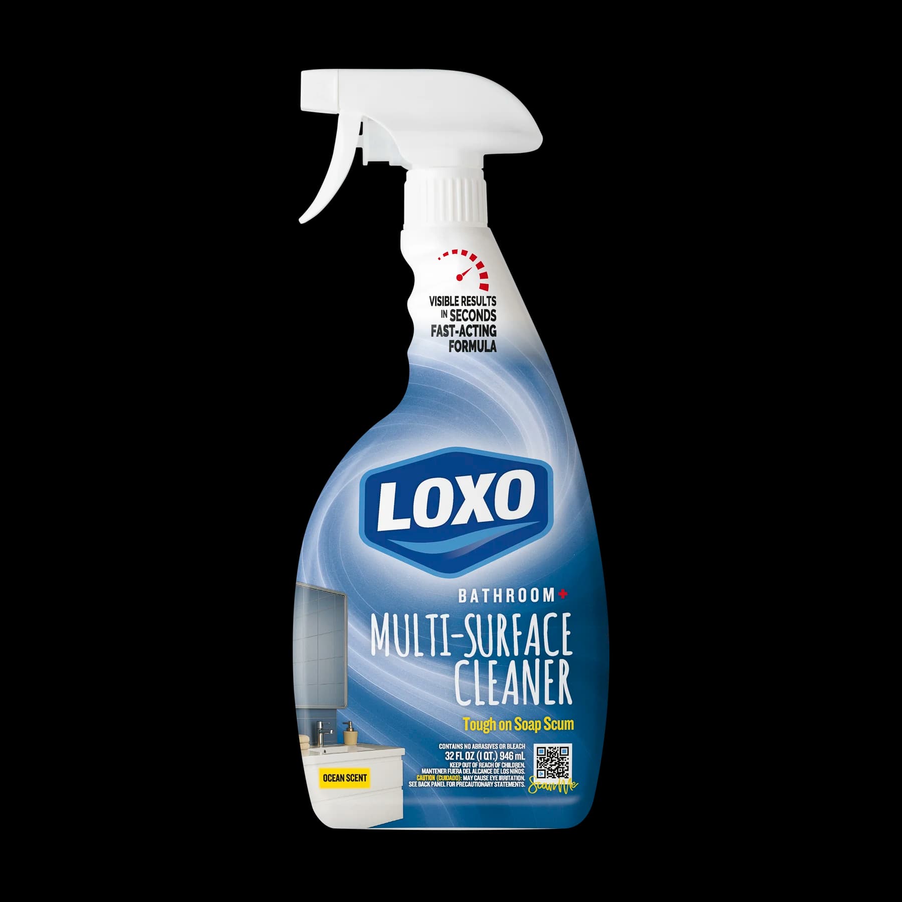 LOXO Ocean Fresh Bathroom Multi-Surface Cleaner Front product view