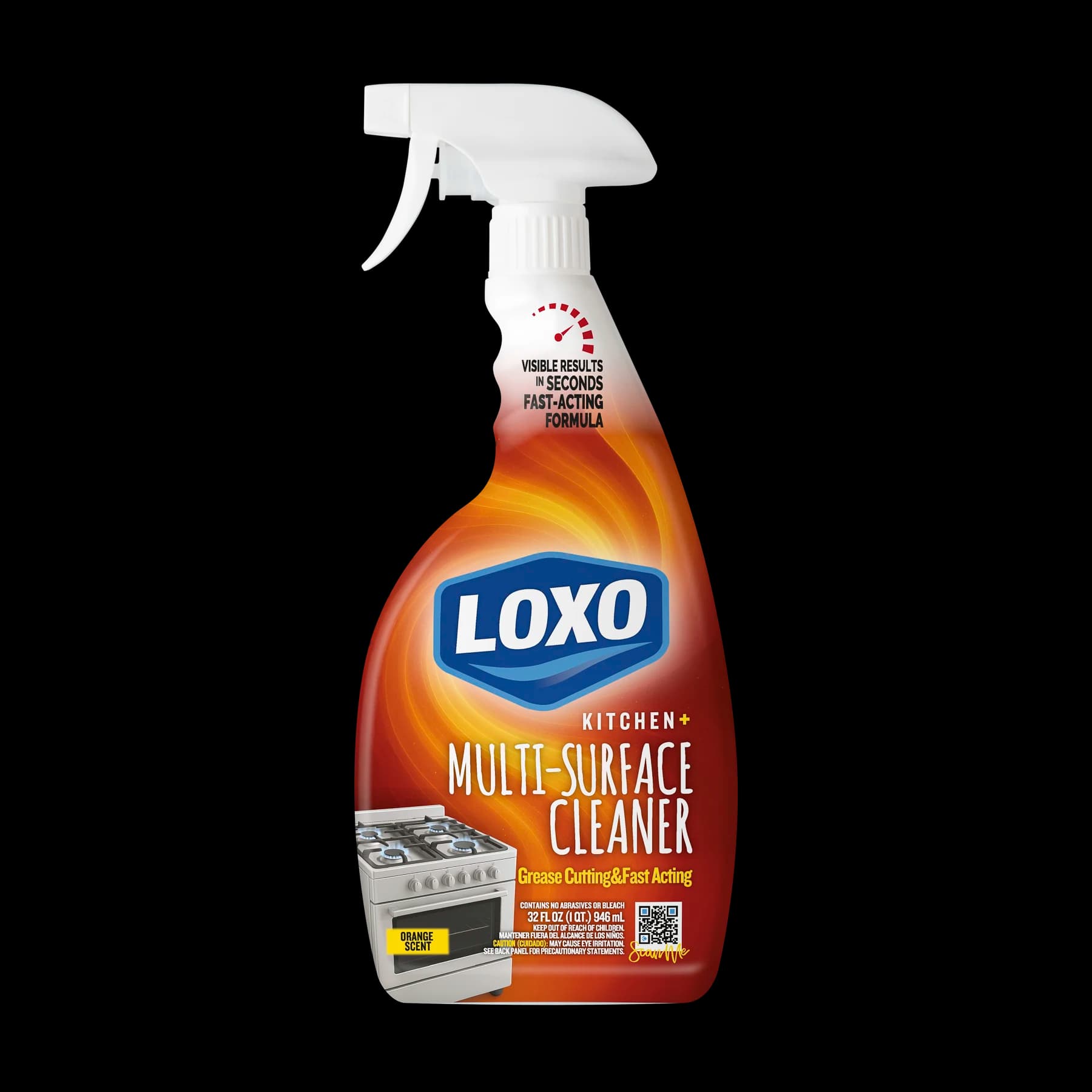 LOXO Orange Kitchen Multi-Surface Cleaner Front product view