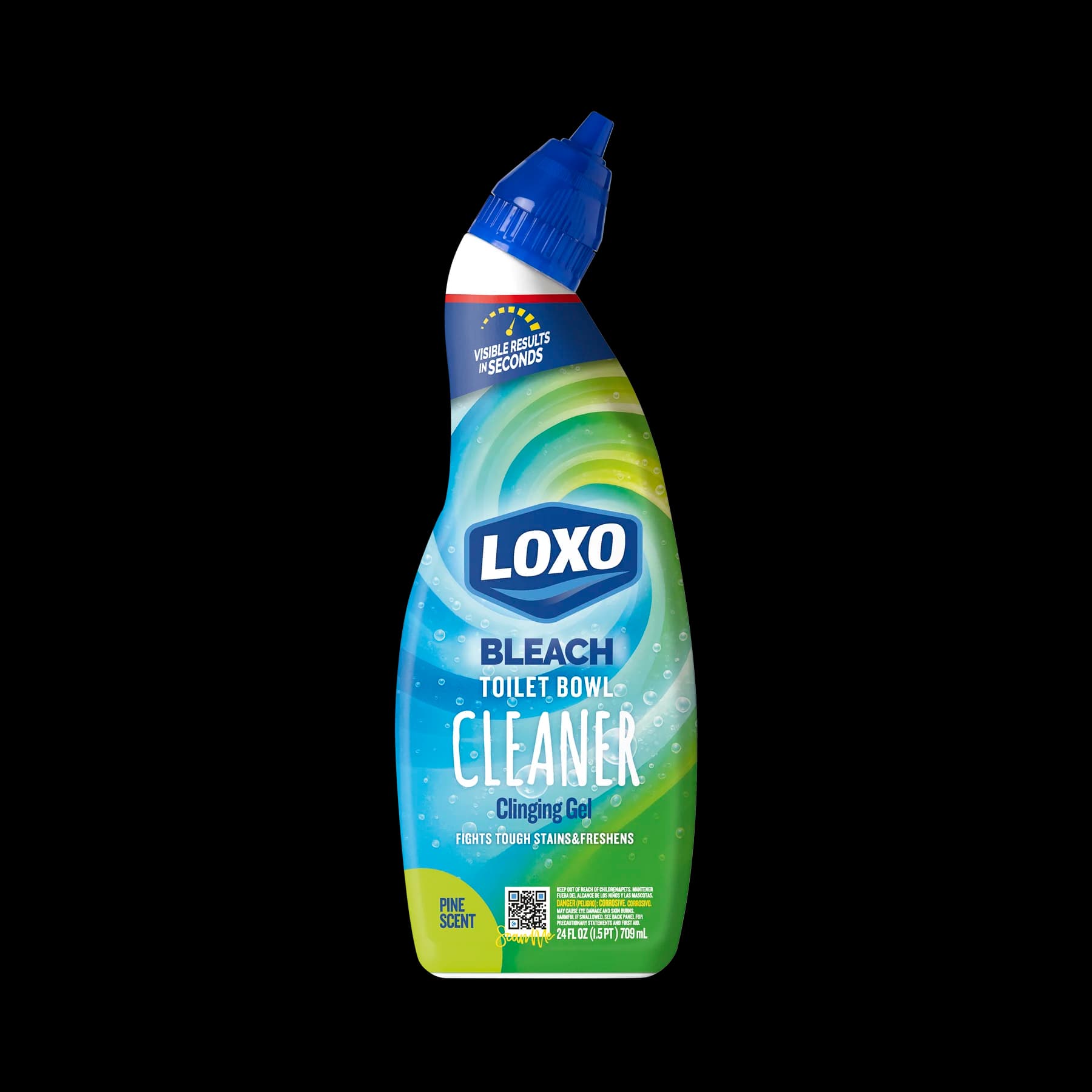 LOXO Bleach Pine Bleach Toilet Bowl Cleaner Front product view